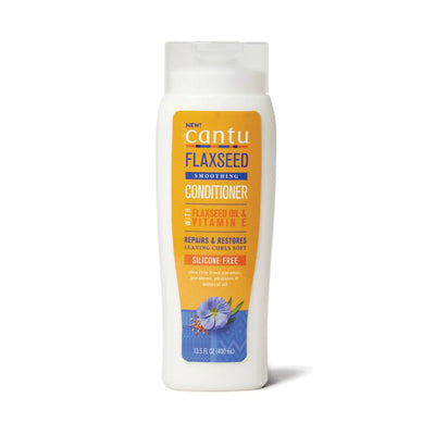 Cantu Flaxseed Smoothing Leave In Or Rinse Out Conditioner 13.5oz - Sfbeautybar