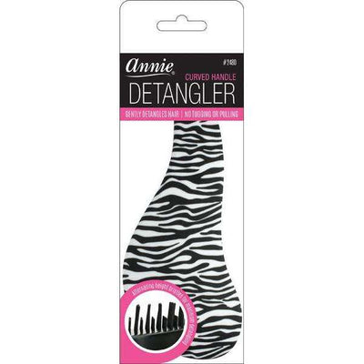 Annie Zebra curved Detangler Brush - Sfbeautybar