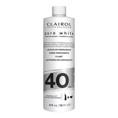 Clairol Professional Pure White Creme Developer 40 Vol 16oz - Sfbeautybar