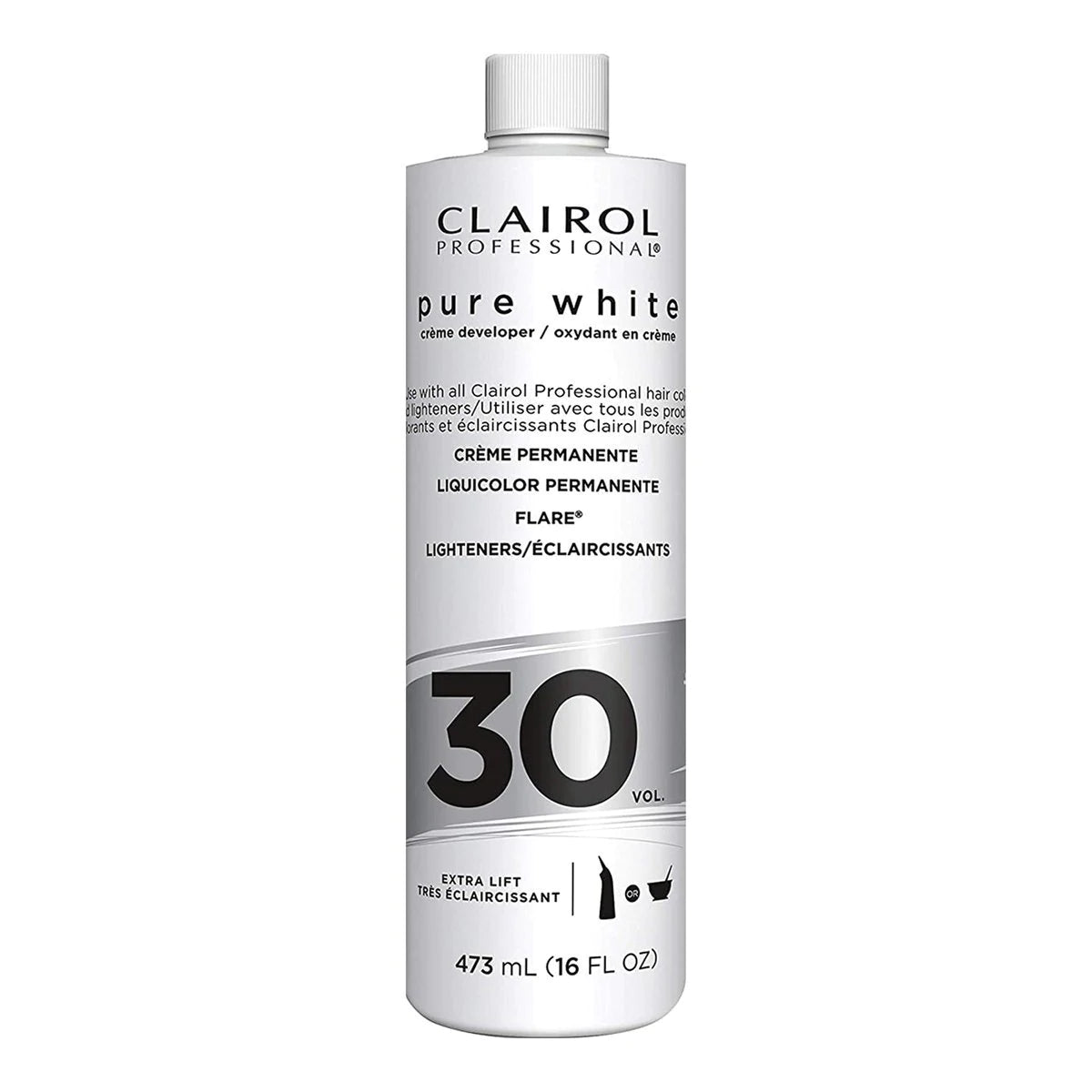 Clairol Professional Pure White Creme Developer 30 Vol 16oz - Sfbeautybar