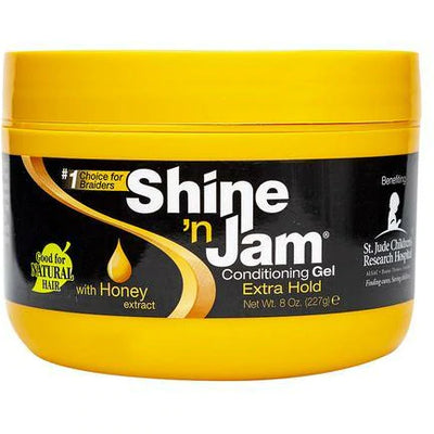 Ampro Shine 'n Jam Conditioning Gel Extra Hold 8oz - Sfbeautybar