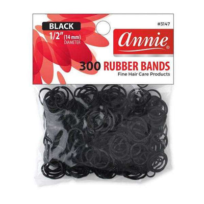 Annie Black rubber bands 300ct - Sfbeautybar