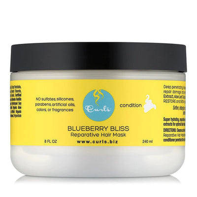 Curls Blueberry Bliss Reparative Hair Mask 8oz - Sfbeautybar