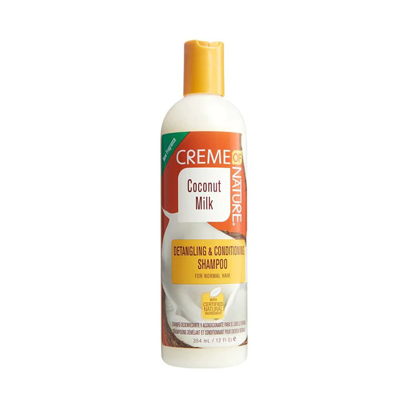 Creme of Nature Detangling & Conditioning Shampoo Coconut Milk 12oz - Sfbeautybar