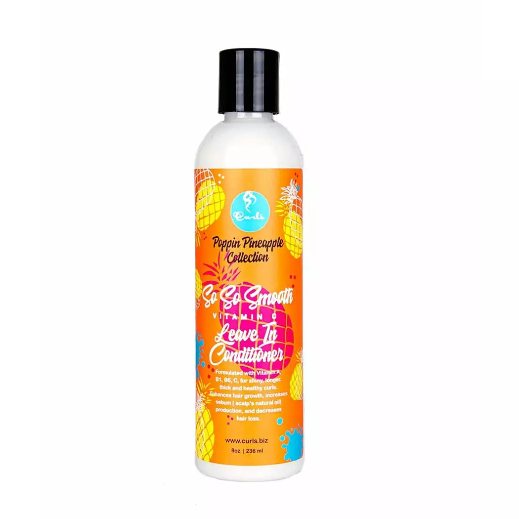 Curls Poppin Pineapple Vitamin C Leave In Conditioner 8oz - Sfbeautybar