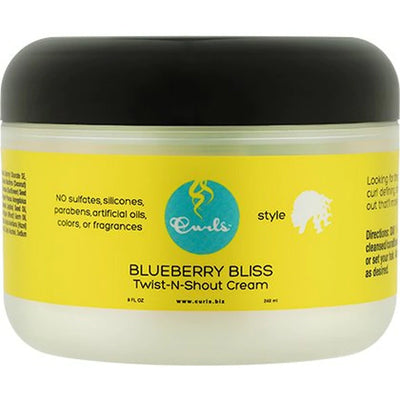 Curls Blueberry Bliss Twist & Shout Cream 8oz - Sfbeautybar